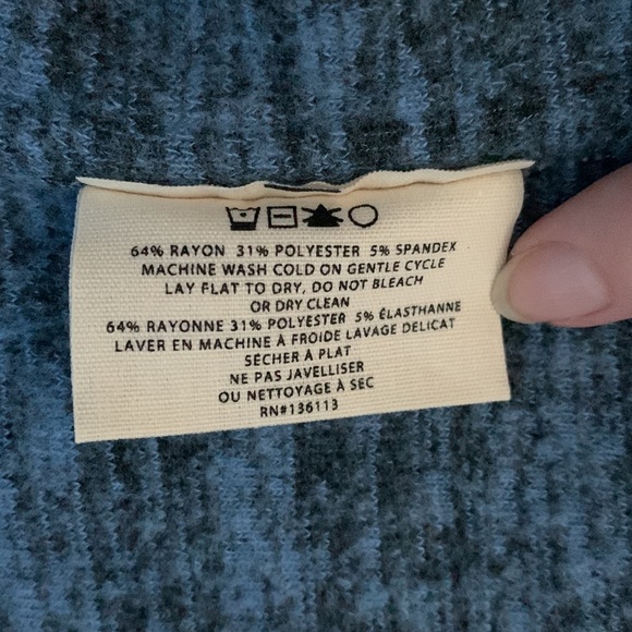 NEW MeUndies Blue Hacci Shift Short Sleeve Dress w/ Pockets Size Large - Picture 5 of 6